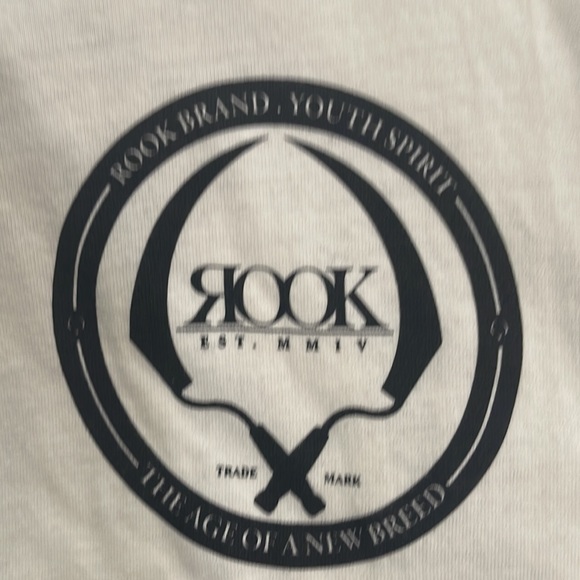 Rook Raglan Henley Tee (M) White - Picture 3 of 6